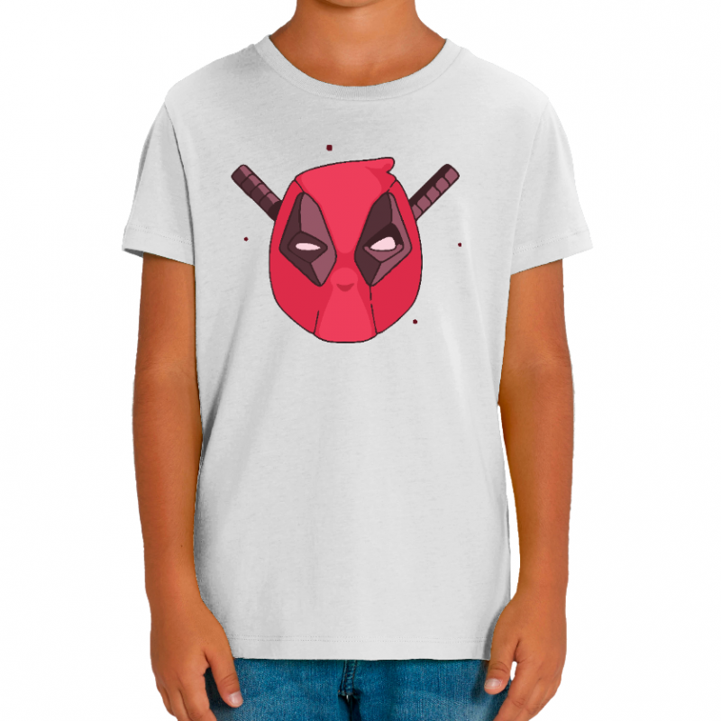 Face T-SHIRT DEADPOOL STORM ENFANT