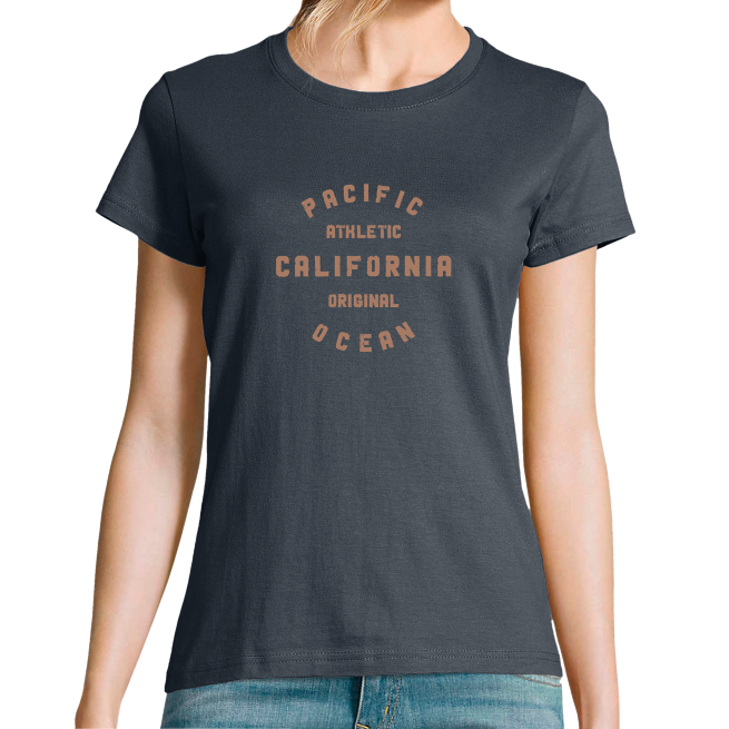 T-SHIRT CALIFORNIA OCEAN FEMME 