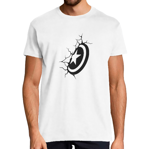 T-SHIRT BOUCLIER DE CAPTAIN AMERICA HOMME