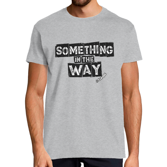 T-SHIRT HOMME KLASSS VINTAGE Style GRUNGE "SOMETHING IN THE WAY" - design Musique 