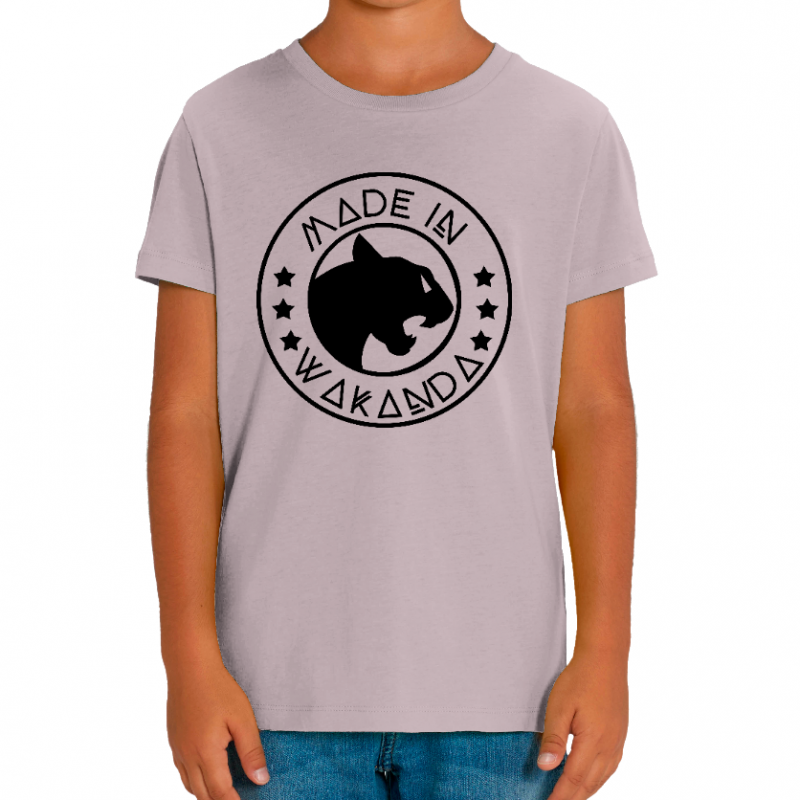 Face T-SHIRT MADE IN WAKANDA ENFANT