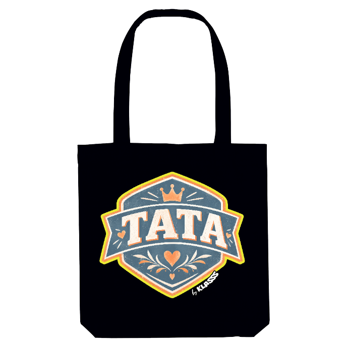 TOTE BAG KLASSS "TATA", Style Vintage 