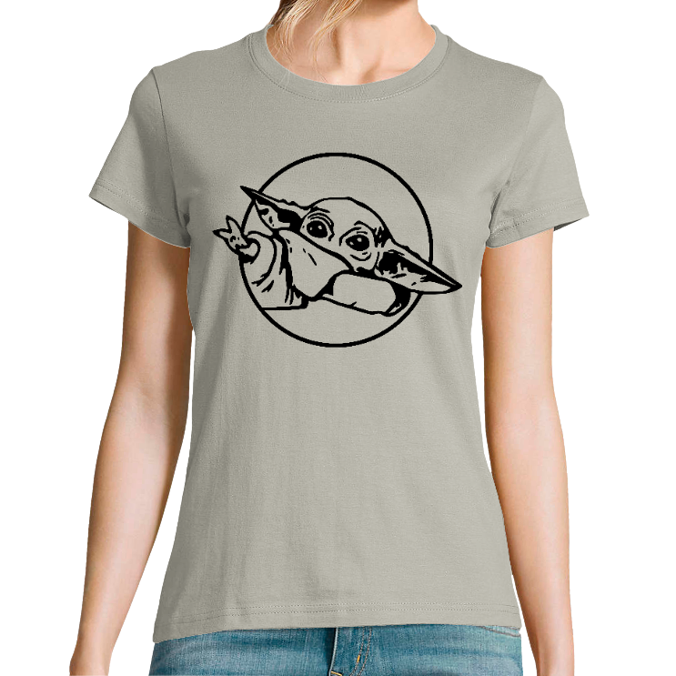 T-SHIRT YODA BÉBÉ FEMME