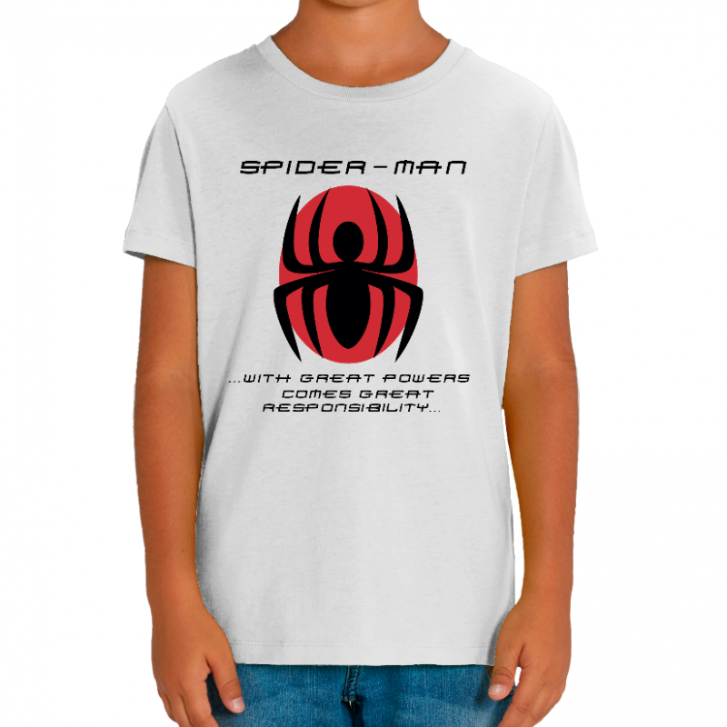T-SHIRT LES RESPONSABILITÉS DE SPIDER-MAN ENFANT
