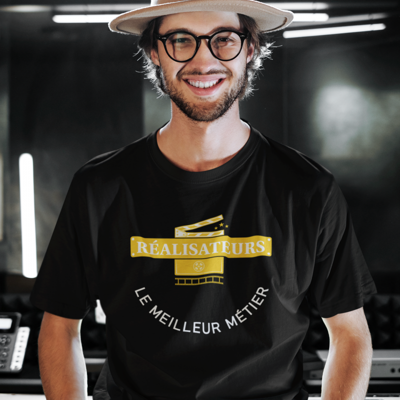 T-SHIRT RÉALISATEURS LE MEILLEUR MÉTIER POUR HOMME