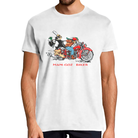 T-shirt breton biker