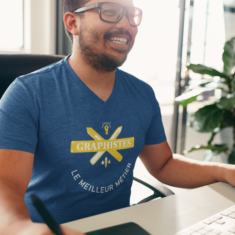 T-SHIRT GRAPHISTES LE MEILLEUR MÉTIER POUR HOMME