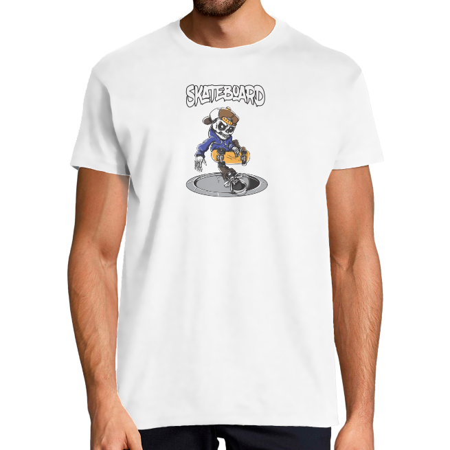 T-SHIRT SKATEBOARD HOMME
