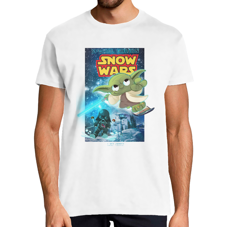 Face SNOW WARS - T-SHIRT HOMME