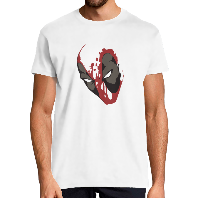 T-SHIRT DEADPOOL BLOOD HOMME