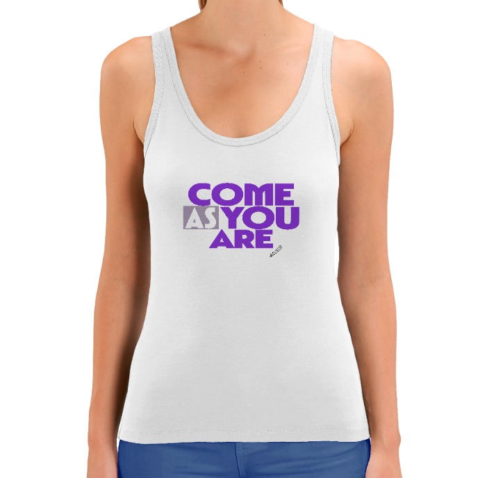 Débardeur FEMME KLASSS "COME AS YOU ARE", coton bio 