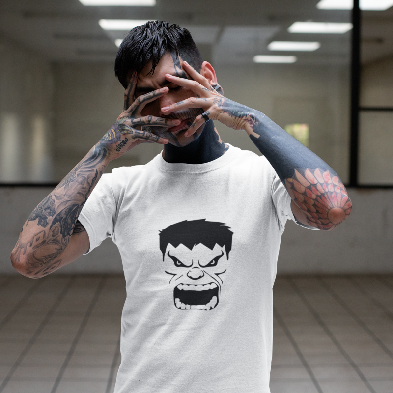 T-SHIRT LE CRI DE HULK HOMME