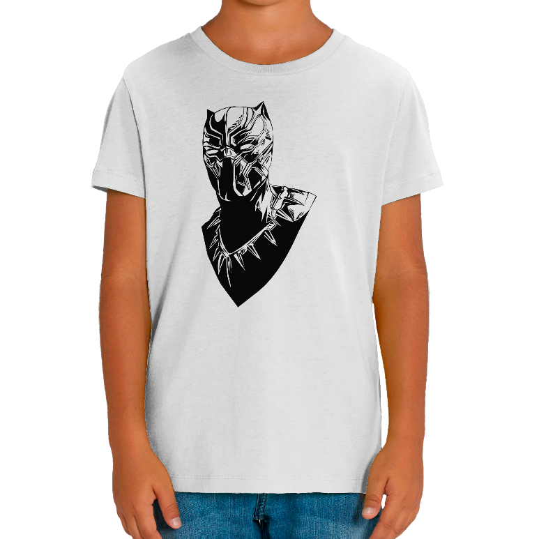 T-SHIRT BLACK PANTHER ENFANT
