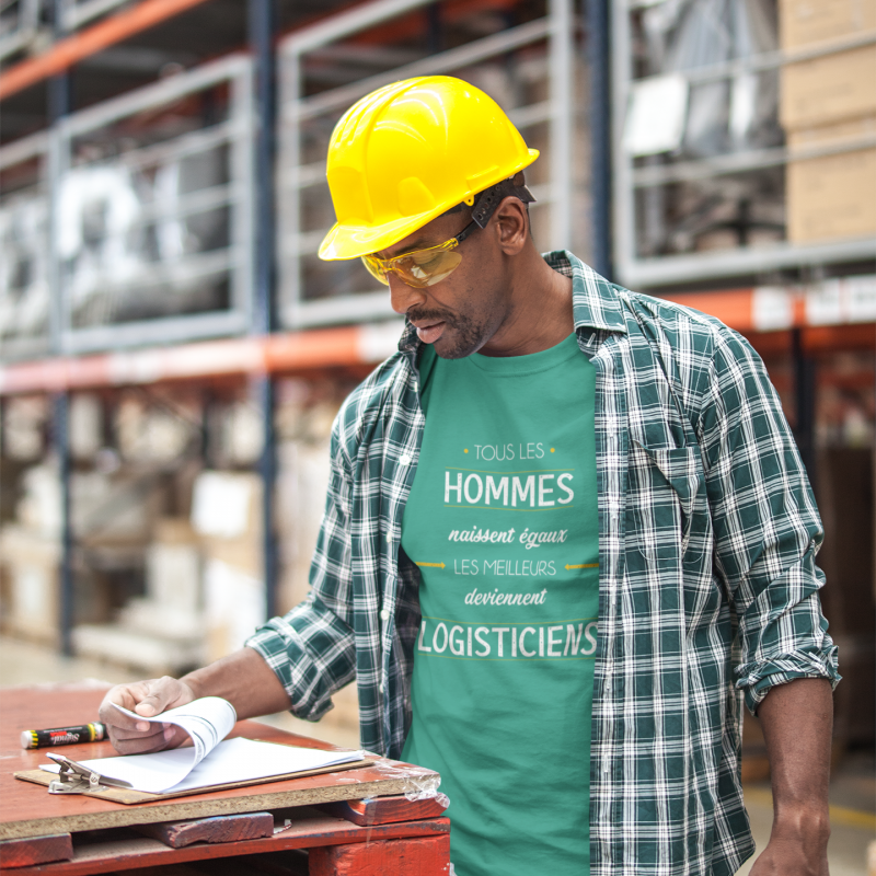T-SHIRT MÉTIER LES MEILLEURS DEVIENNENT LOGISTICIENS