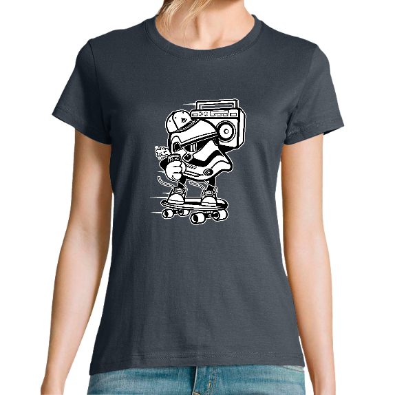 T-SHIRT TROOPER SKATER FEMME