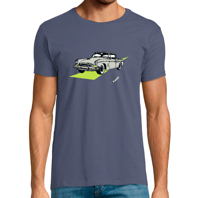 T-shirt Homme REGENT FIT KLASSS "OLD CAR SIX" col rond 