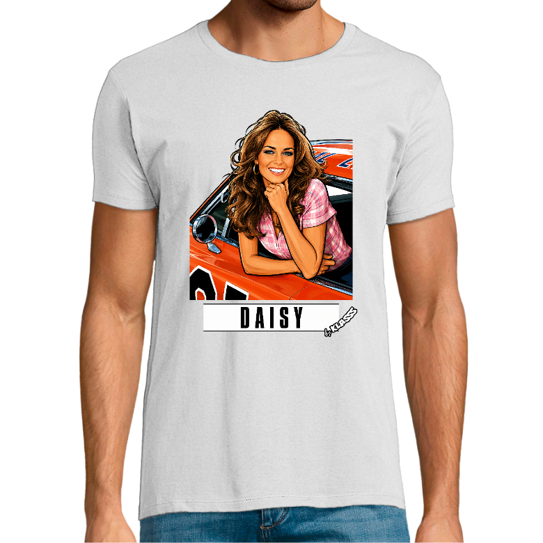 T-shirt Homme REGENT FIT KLASSS Série TV "DAISY DUKE" col rond 150 gr