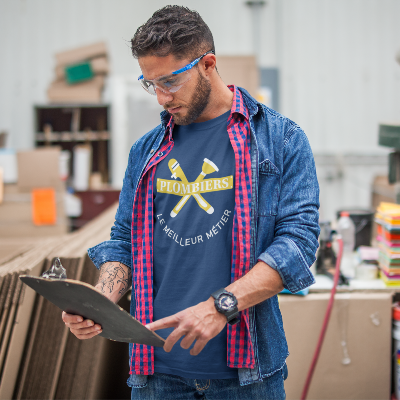 T-SHIRT PLOMBIERS POUR HOMME