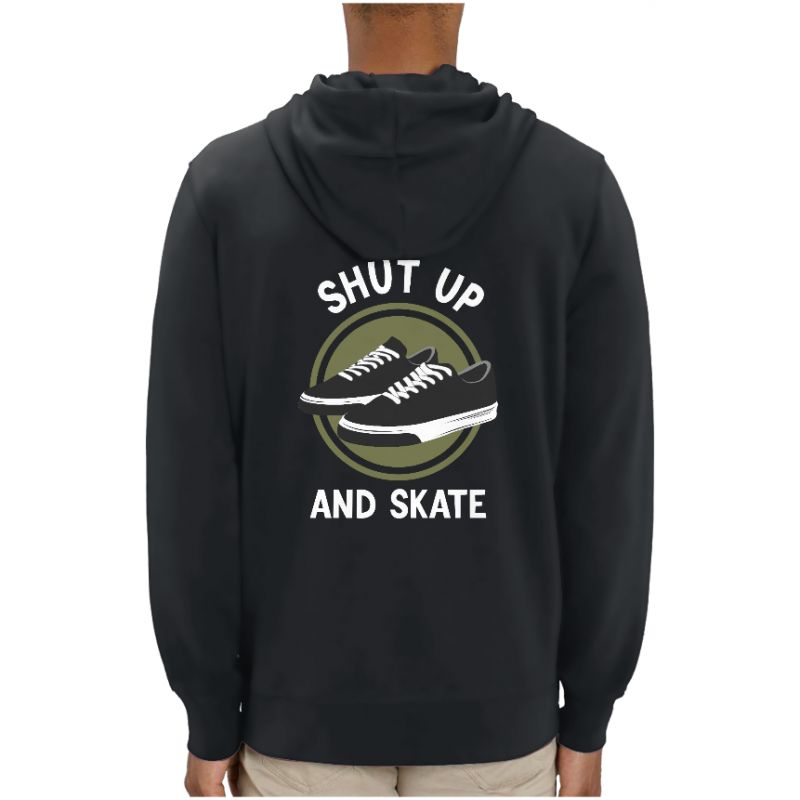 SWEATSHIRT SHUT UP AND SKATE UNISEXE