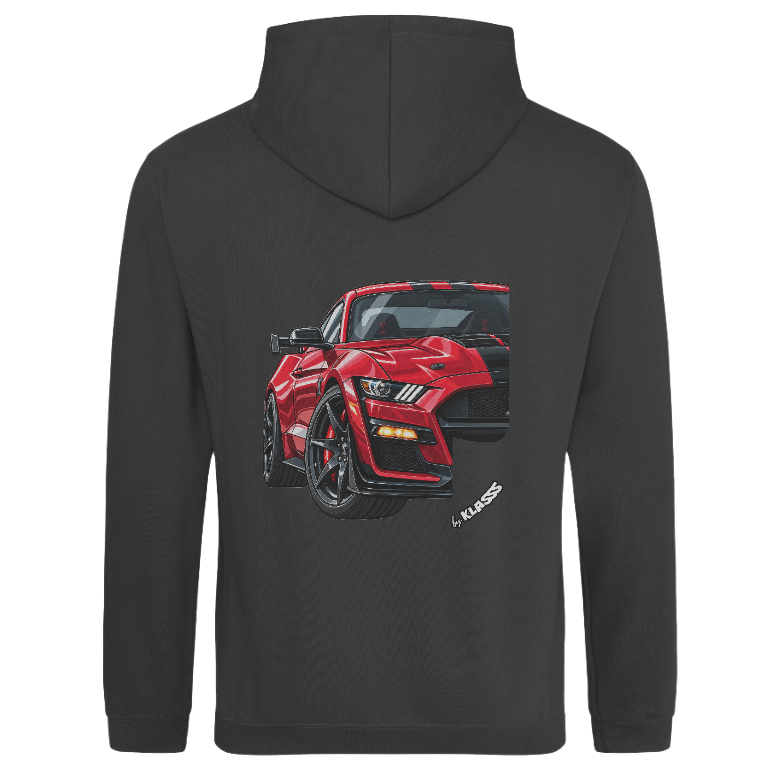 SWEAT HOMME KLASSS AUTOMOBILE "MUSTANG ADDICT GT" - production certifiée WRAP