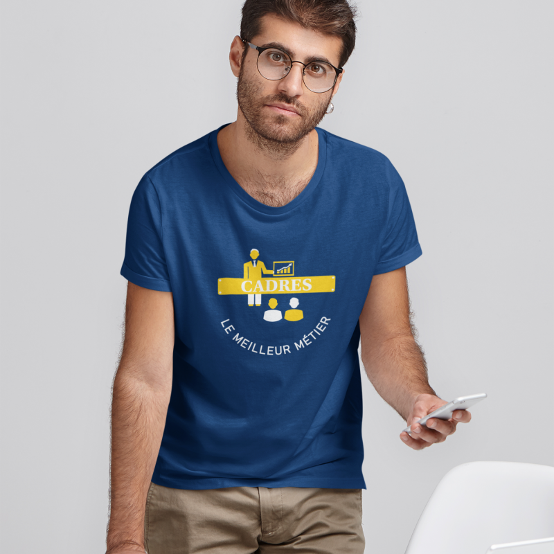 T-SHIRT CADRES LE MEILLEUR MÉTIER POUR HOMME