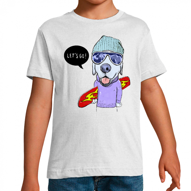 LET'S GO ! - T-SHIRT ENFANT