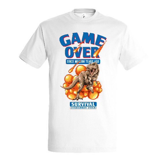 Face T-shirt GAME OVER