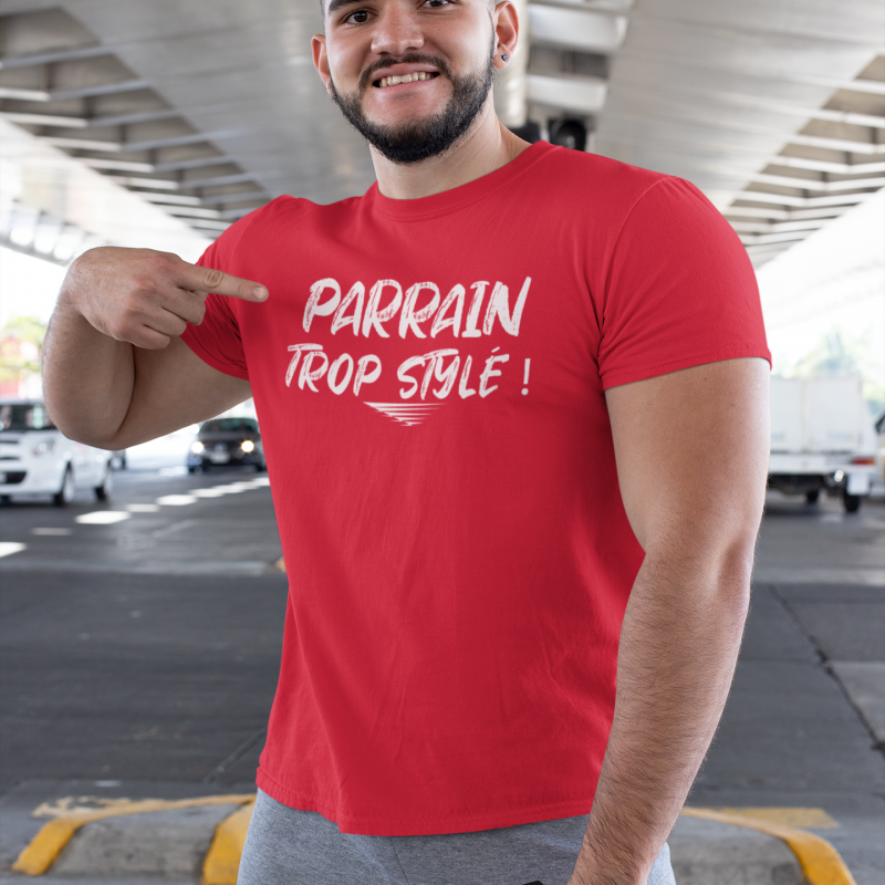 T-shirt parrain trop stylé