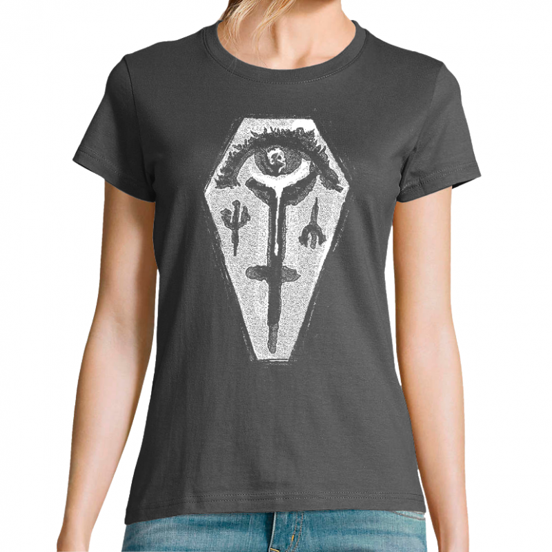 T-SHIRT NOIR FEMME - TIL DEATH