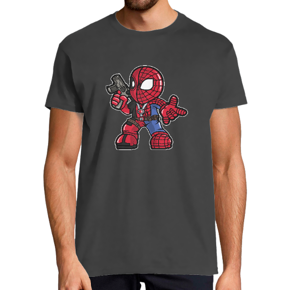 Face T-SHIRT SPIDERPOOL HOMME