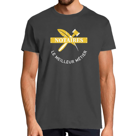 T-SHIRT NOTAIRES POUR HOMME