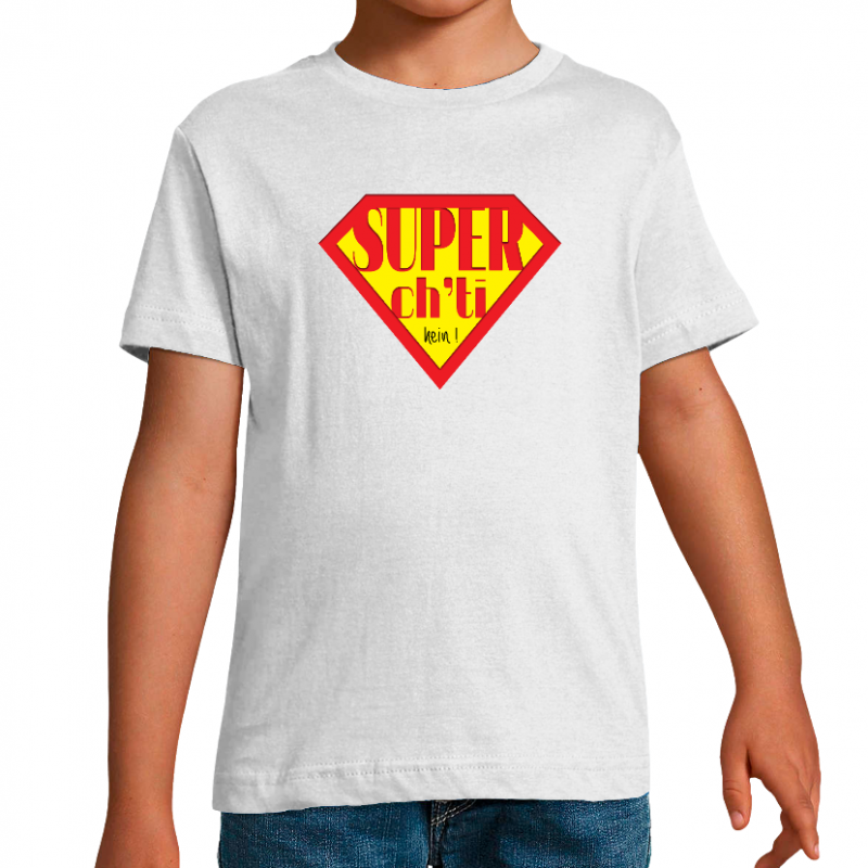 Face SUPER CH'TI HEIN - T-SHIRT ENFANT