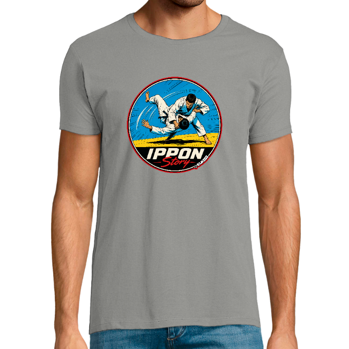 T-shirt Homme col rond REGENT FIT KLASSS "IPPON STORY JUDO" 
