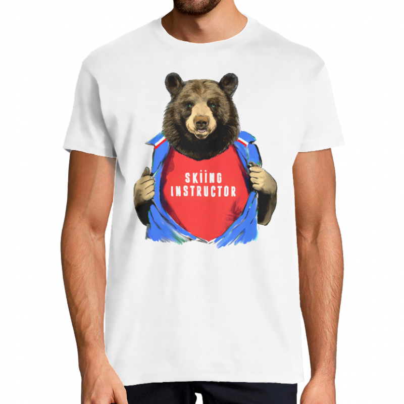 SKIING INSTRUCTOR - T-SHIRT HOMME