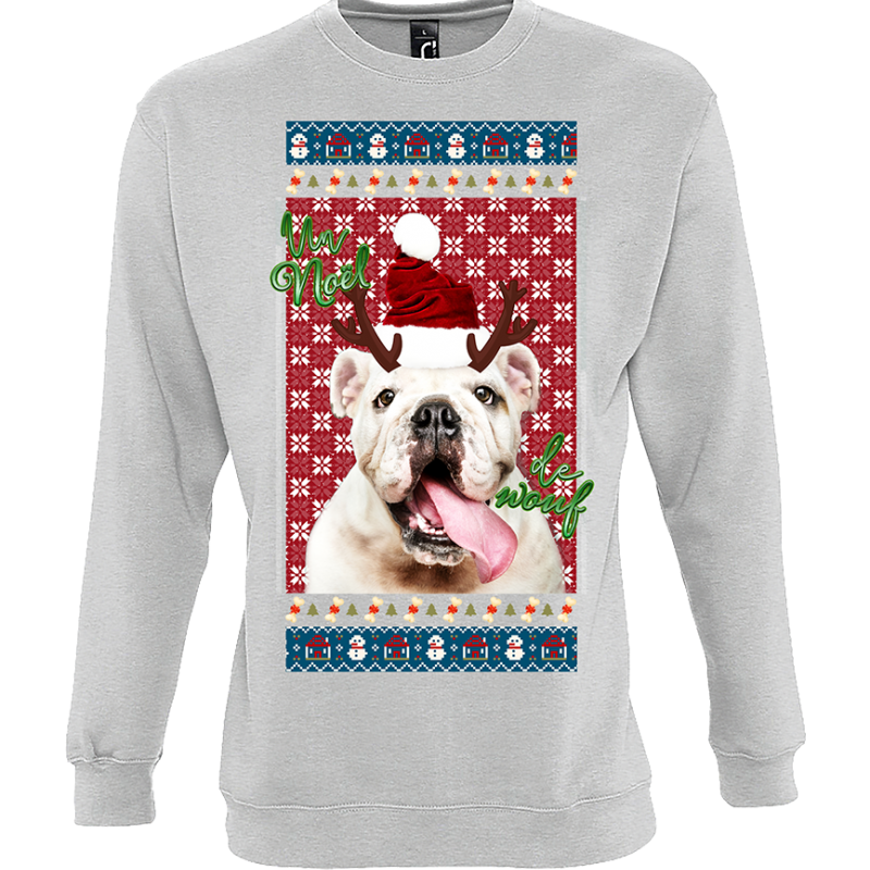 SWEAT-SHIRT - Chien de Noël