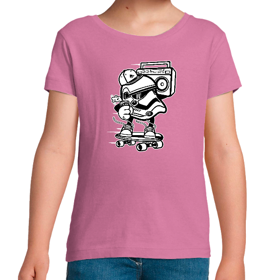 T-SHIRT TROOPER SKATER FiLLE