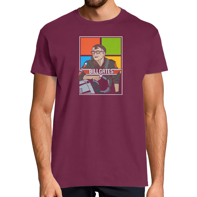 T-SHIRT BILL GATES HOMME