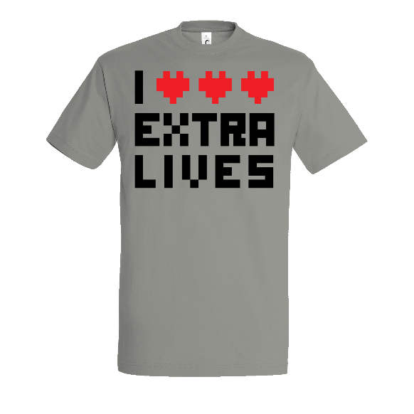 T-shirt GEEK Extra lives