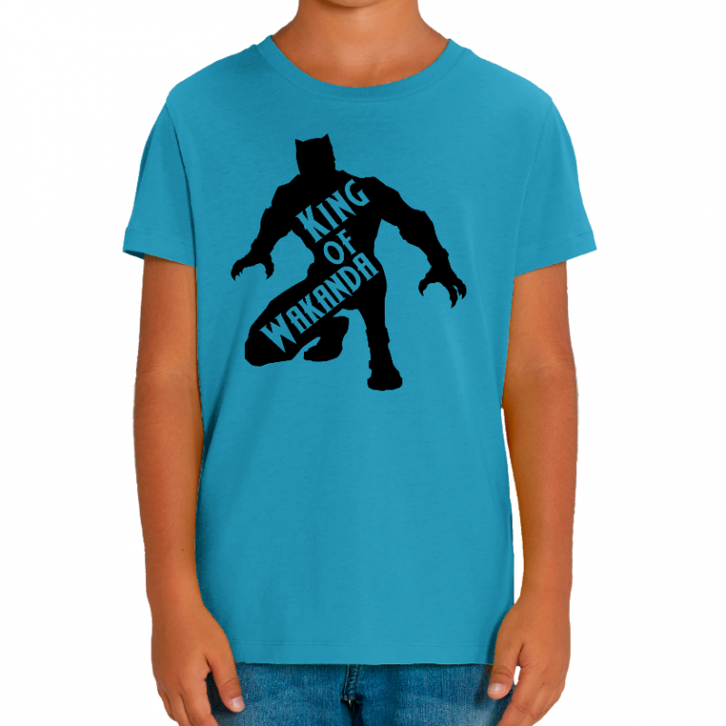 T-SHIRT KING OF WAKANDA ENFANT