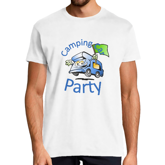 T-shirt Homme "Camping Party"
