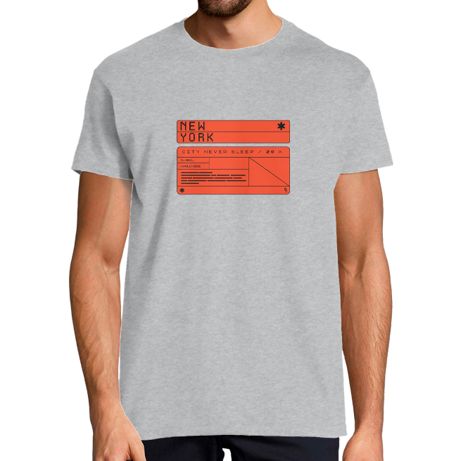 T-SHIRT NEW YORK ÉTIQUETTE 