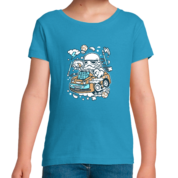 T-SHIRT TROOPER HOTROD FILLE