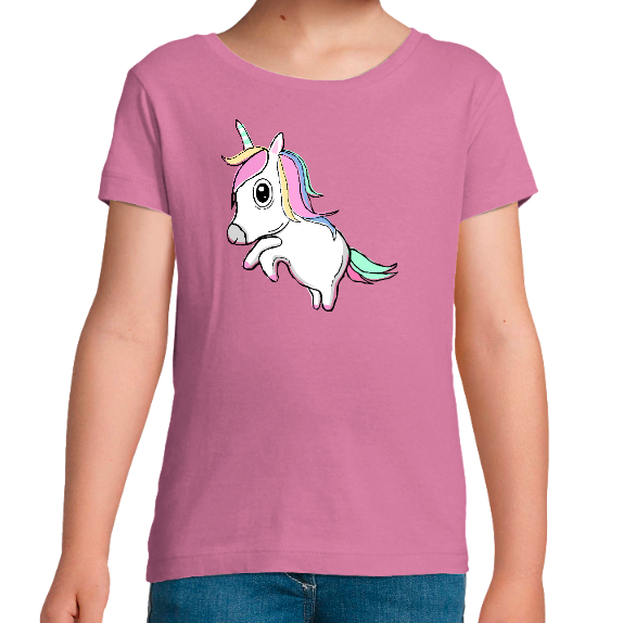 T-SHIRT LICORNE JUMP FILLE