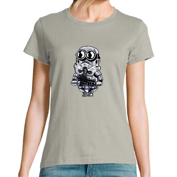 T-SHIRT MINION TROOPER FEMME