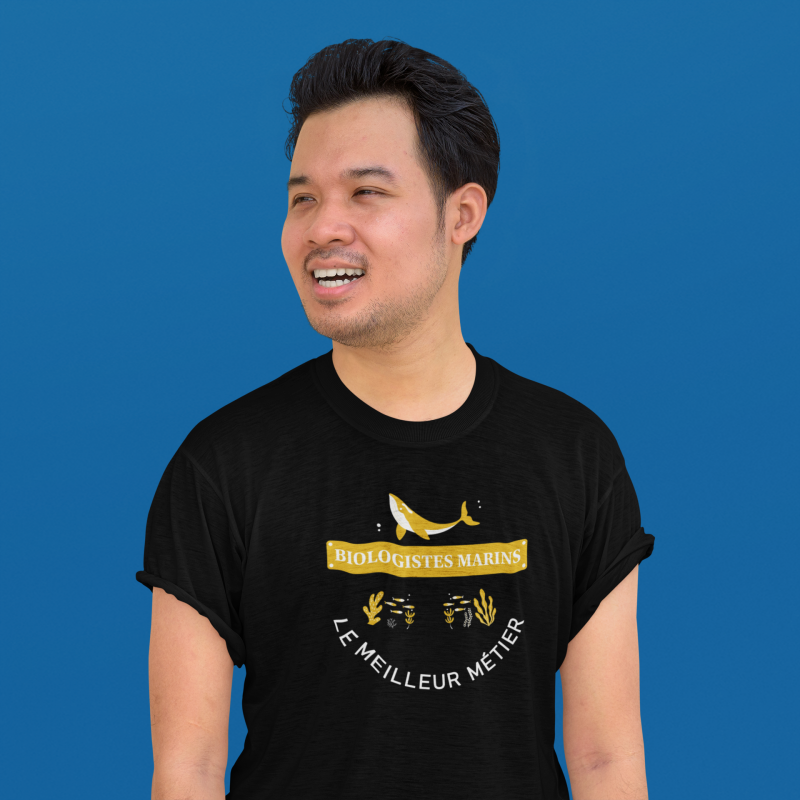 T-SHIRT BIOLOGISTES MARINS LE MEILLEUR MÉTIER POUR HOMME