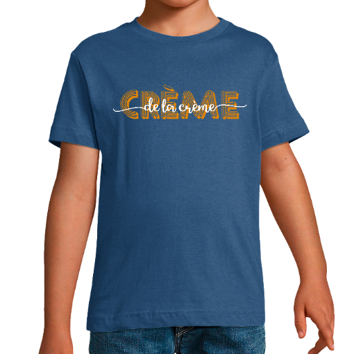 T-SHIRT ENFANT - CREME DE LA CREME