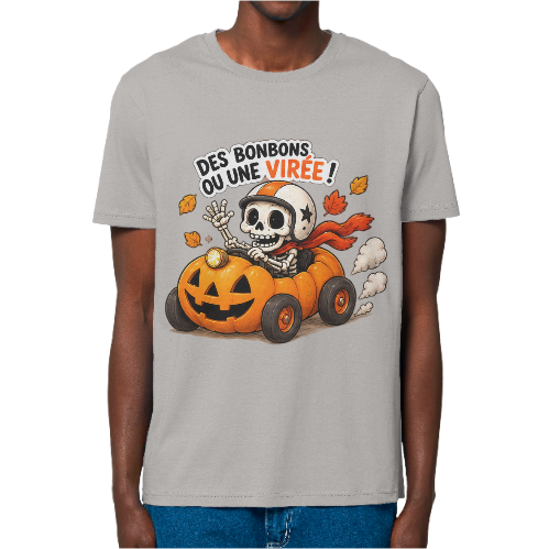 T-shirt Halloween ado adulte Des bonbons ou une virée