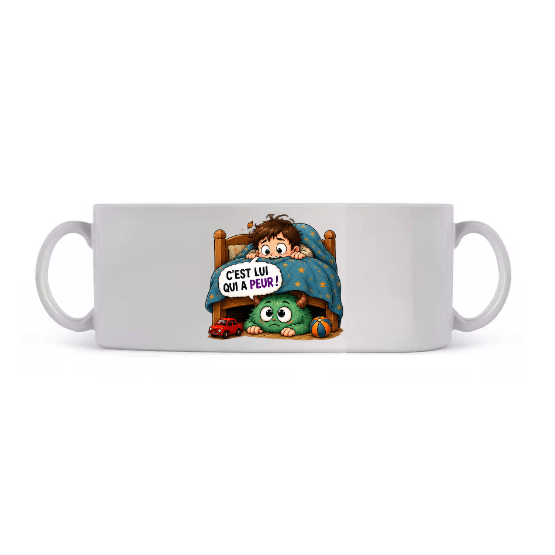 Mug Halloween « C’est Lui qui a Peur ! »