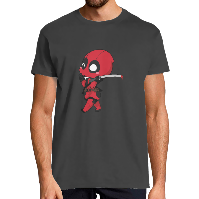 T-SHIRT DEADPOOL CUT HOMME
