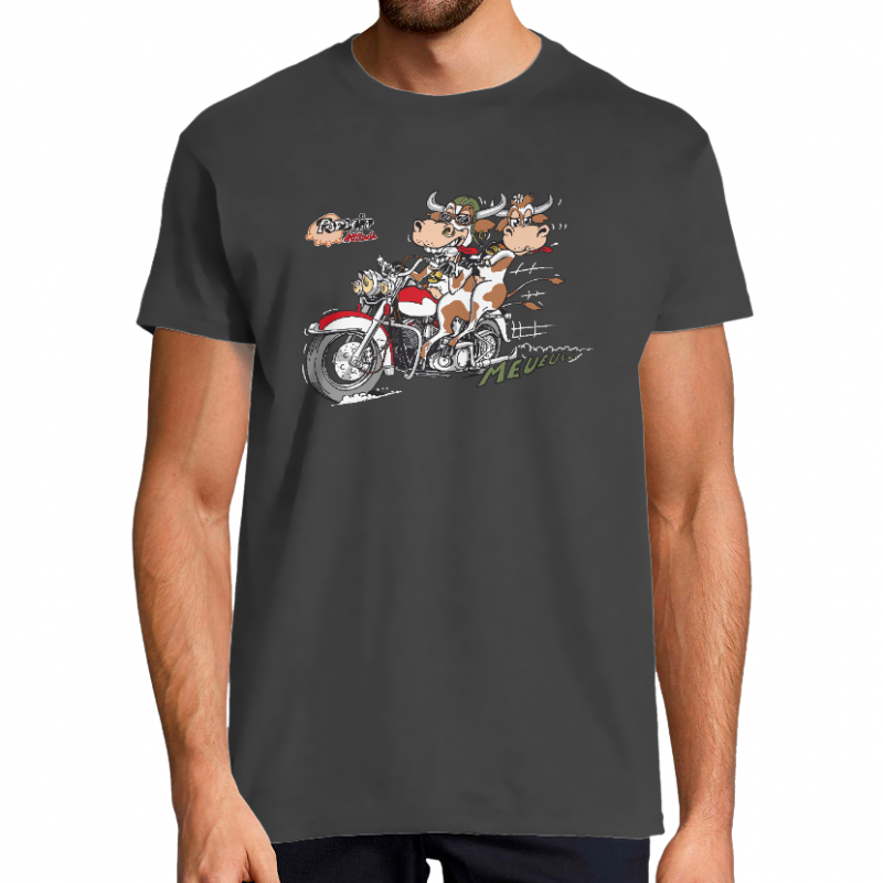 PODLAIT ATTITUDE MOTO - T-SHIRT HOMME